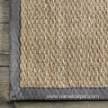 latex backing seagrass custom non slip kitchen rug